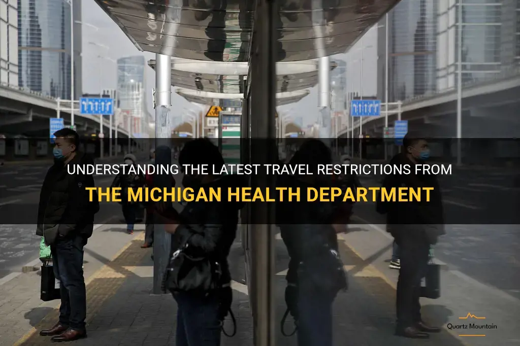 michigan health department travel restrictions