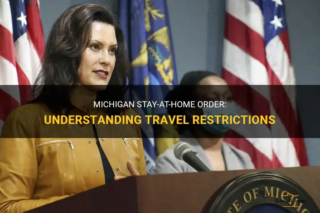 michigan stay at home order travel restrictions