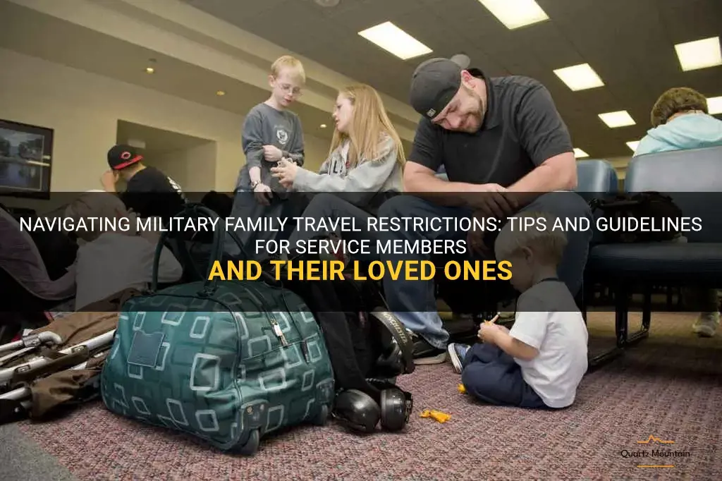military family travel restrictions