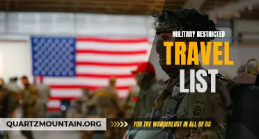 The Definitive Guide to the Military Restricted Travel List
