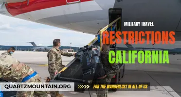 California Military Travel Restrictions: What You Need to Know