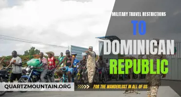 Travel Restrictions: Military Personnel's Limitations When Visiting the Dominican Republic