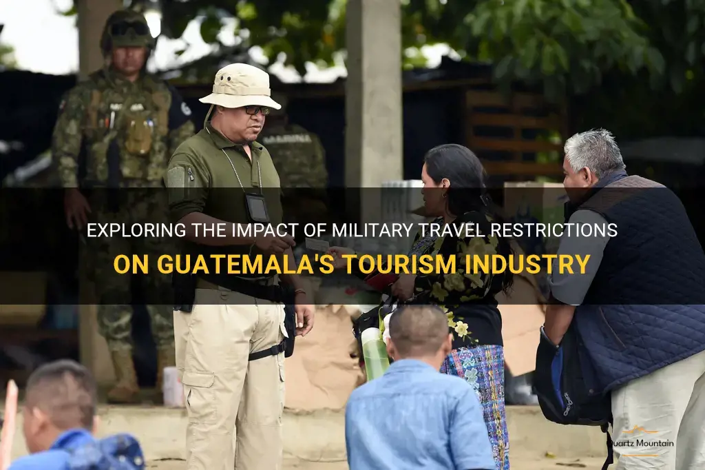 military travel restrictions to guatemala