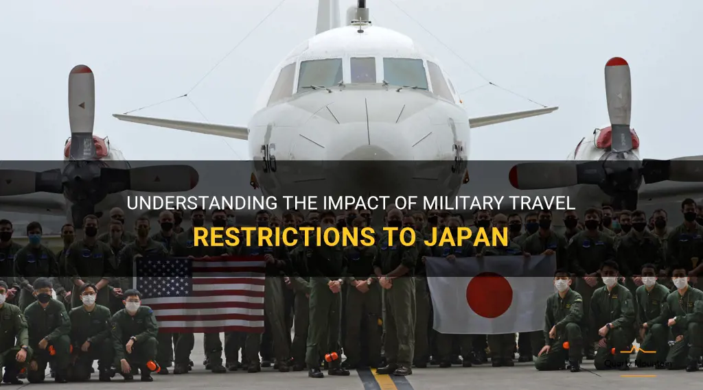 military travel restrictions to japan