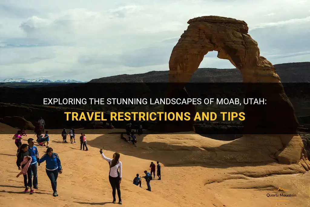 moab utah travel restrictions