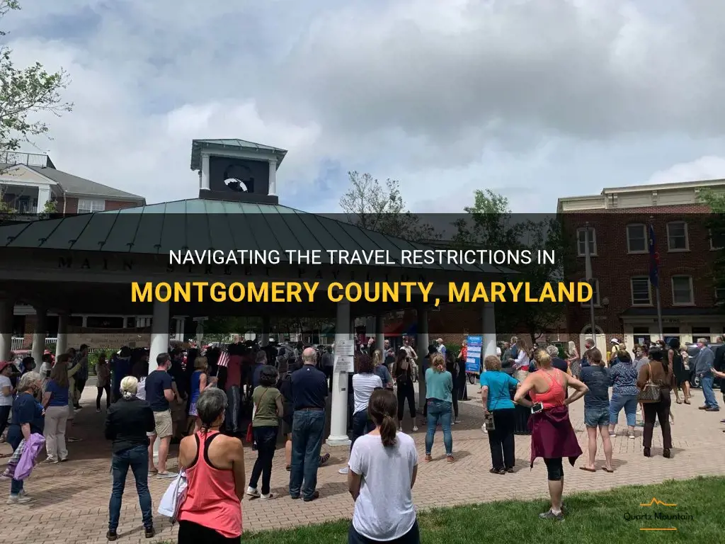 montgomery county maryland travel restrictions