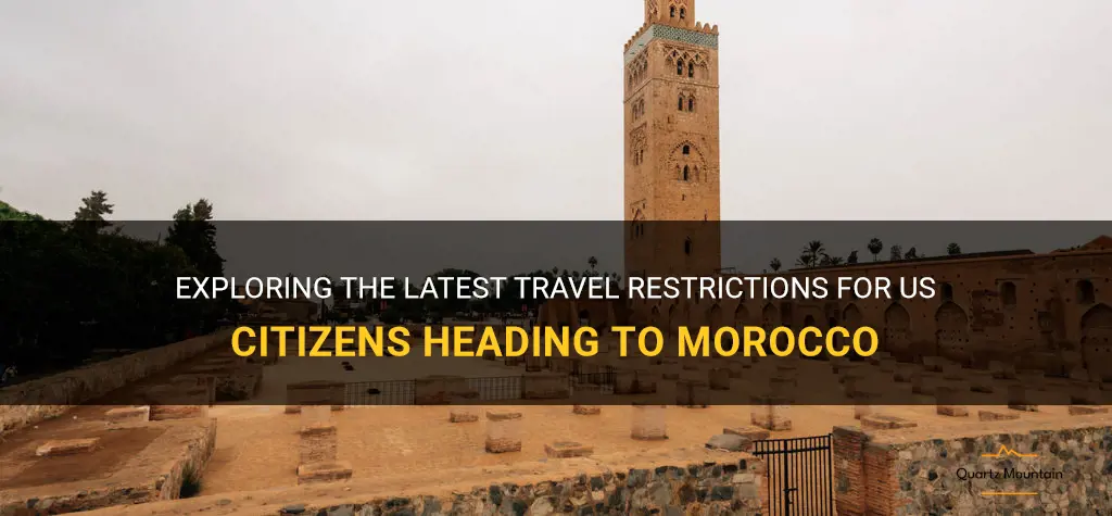 morocco travel restrictions us citizens