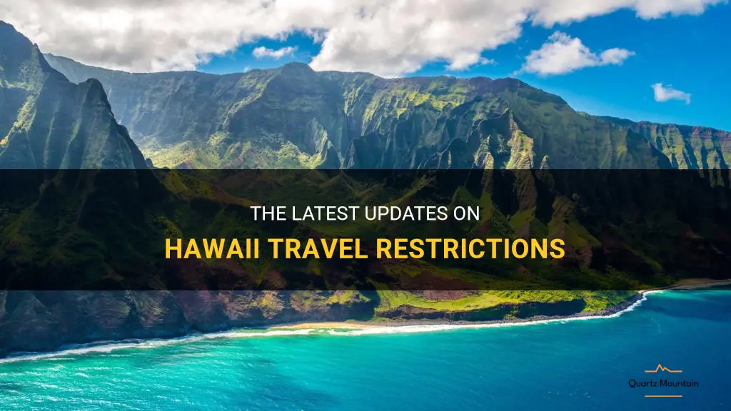 most current hawaii travel restrictions
