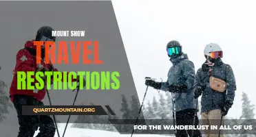 Exploring the Travel Restrictions at Mount Snow: What You Need to Know