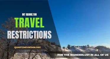 Exploring Mt. Hamilton: Current Travel Restrictions and Guidelines