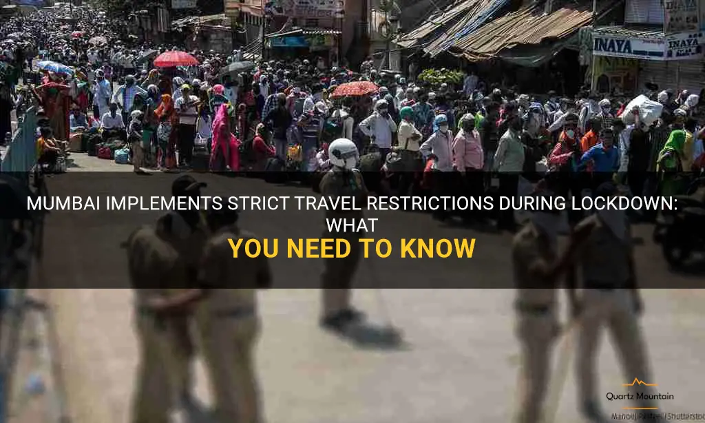mumbai lockdown travel restrictions