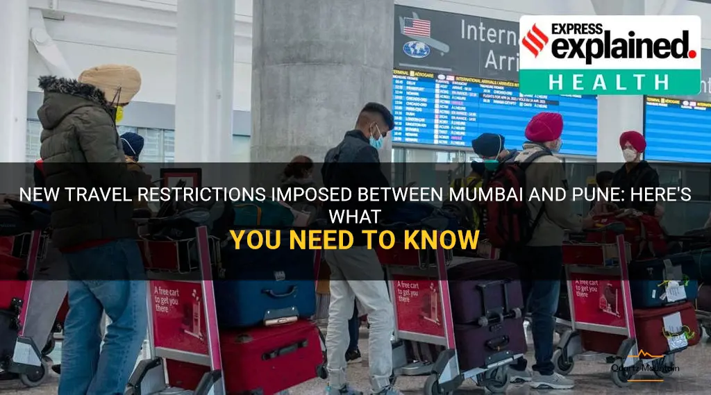 mumbai pune travel restrictions
