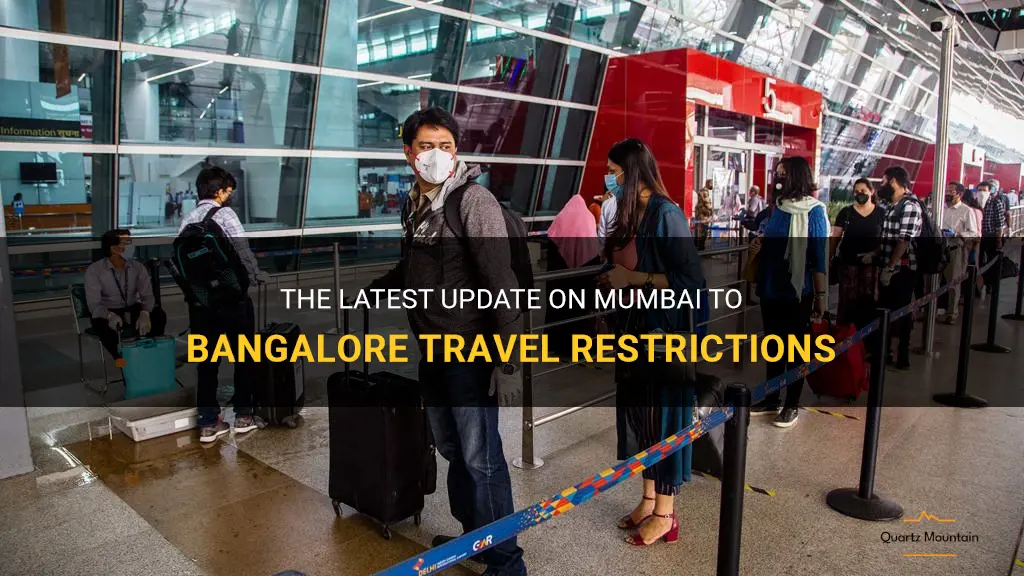 mumbai to bangalore travel restrictions