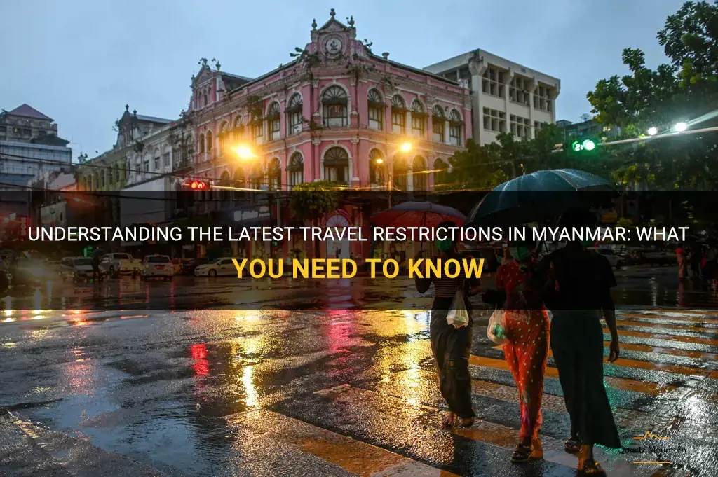 myanmar travel restrictions from india