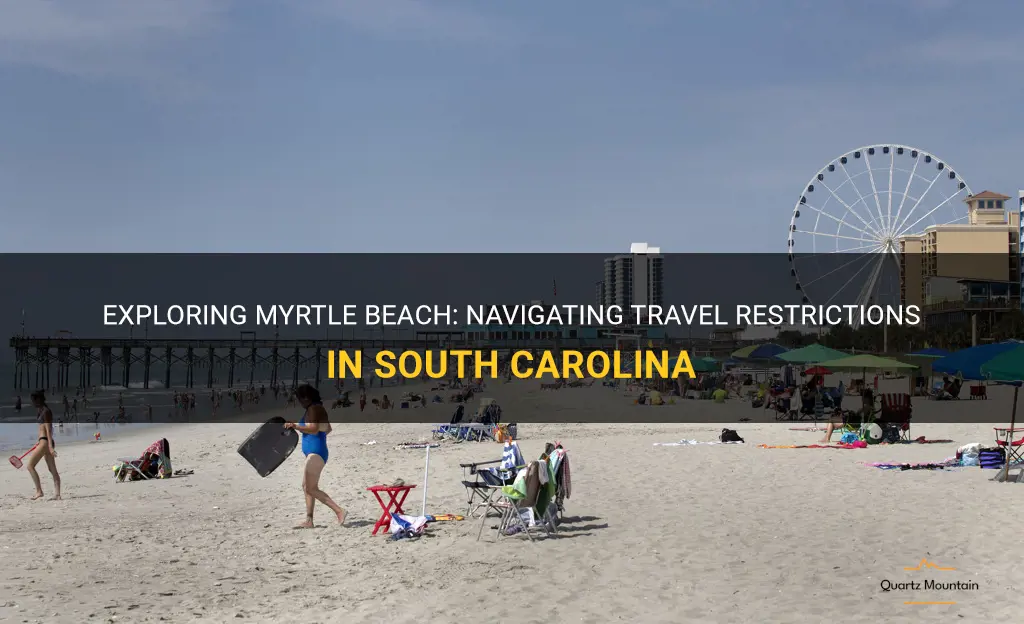 myrtle beach south carolina travel restrictions