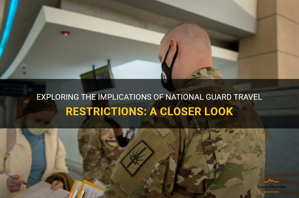 national guard travel restriction