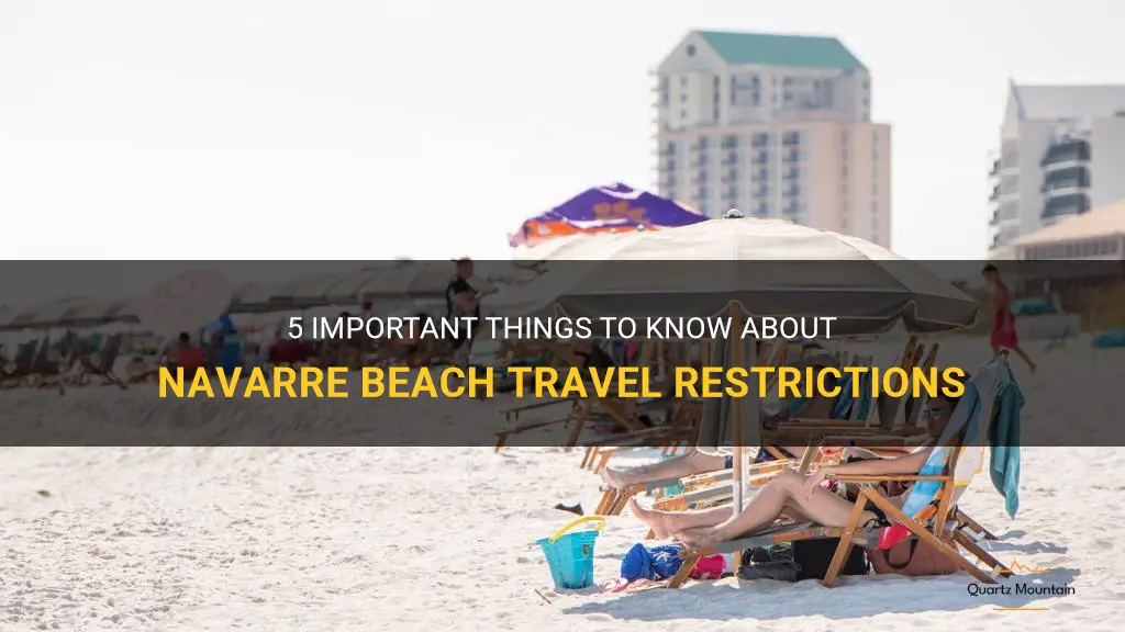 navarre beach travel restrictions