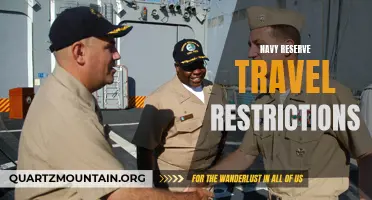 Navigating the Navy Reserve: Understanding Travel Restrictions