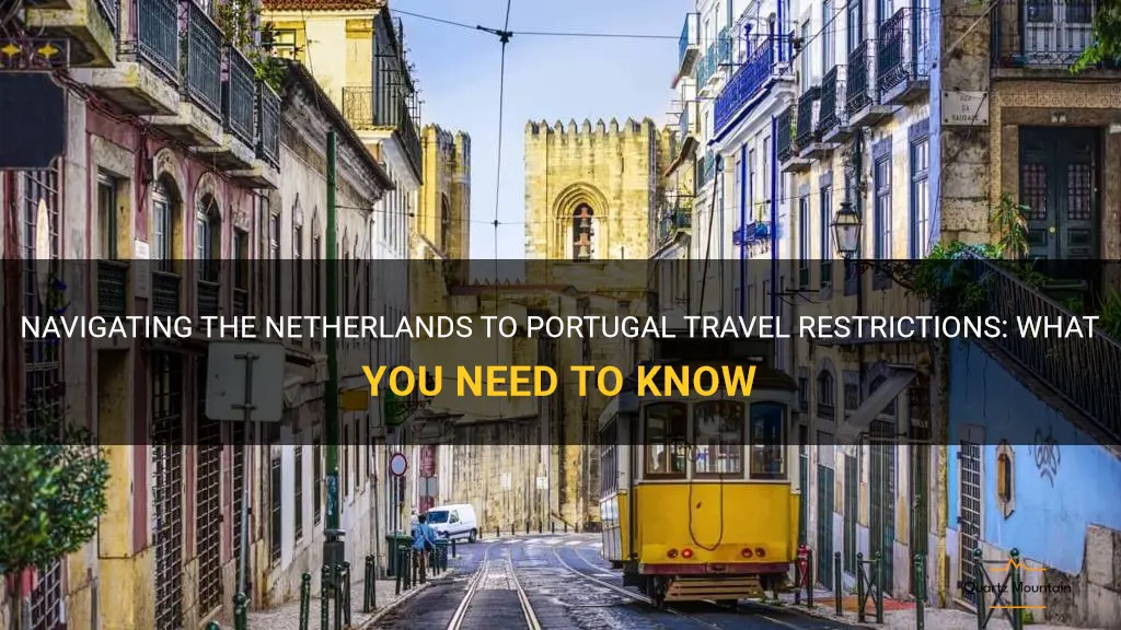 netherlands to portugal travel restrictions