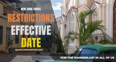 Exploring the Effective Date of New Cuba Travel Restrictions