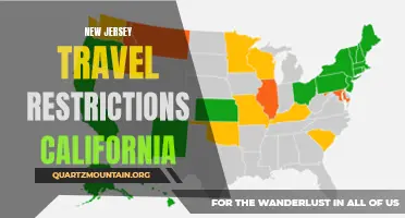 Exploring the Travel Restrictions from California to New Jersey