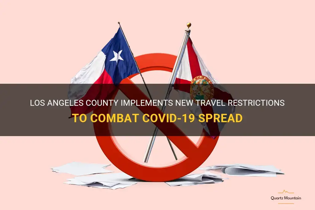 new la county travel restrictions