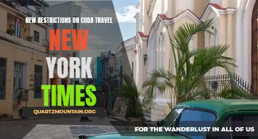 Latest Update: New Restrictions on Cuba Travel Announced by The New York Times