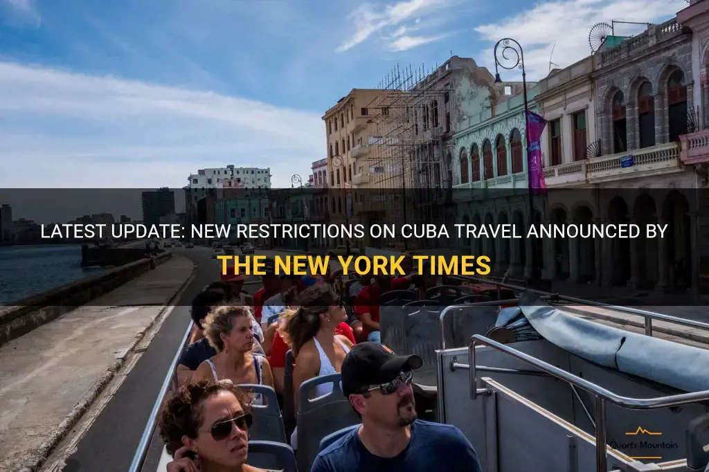 new restrictions on cuba travel new york times
