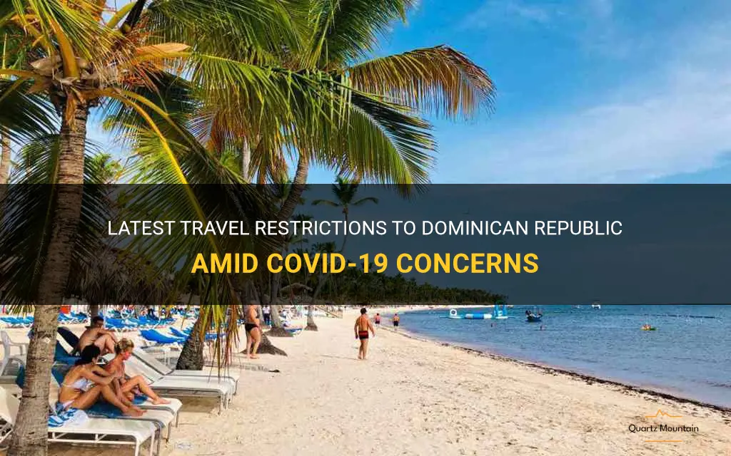 new travel restrictions to dominican republic