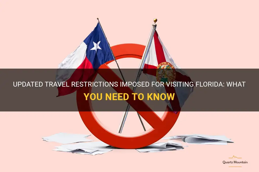 new travel restrictions to florida