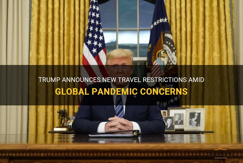 new travel restrictions trump