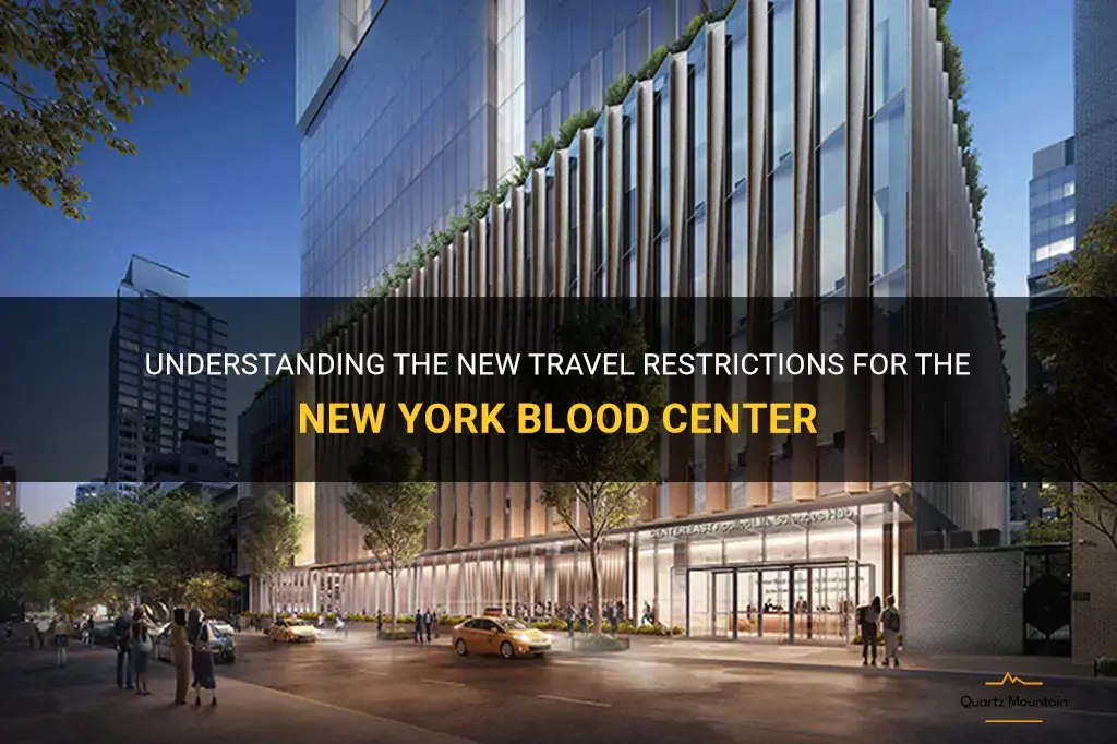 new york blood center travel restrictions