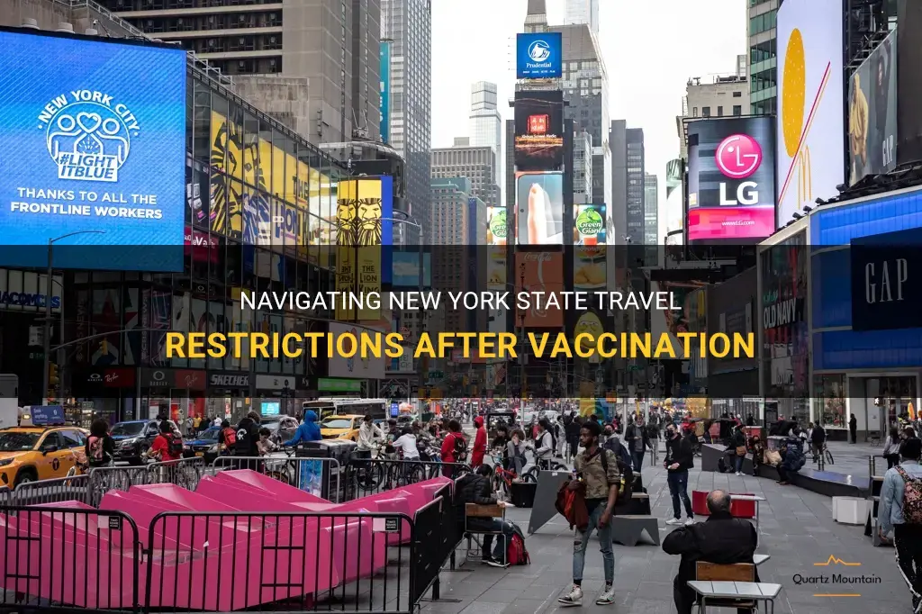 new york state travel restrictions after vaccination