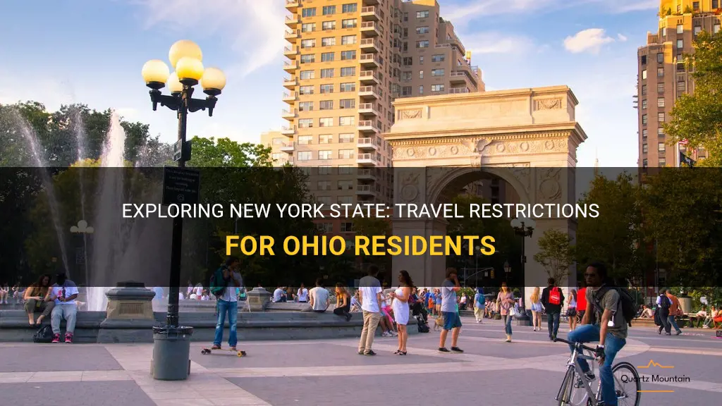 new york state travel restrictions ohio