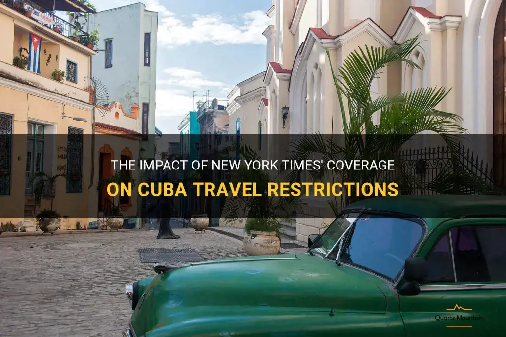 new york times cuba travel restrictions