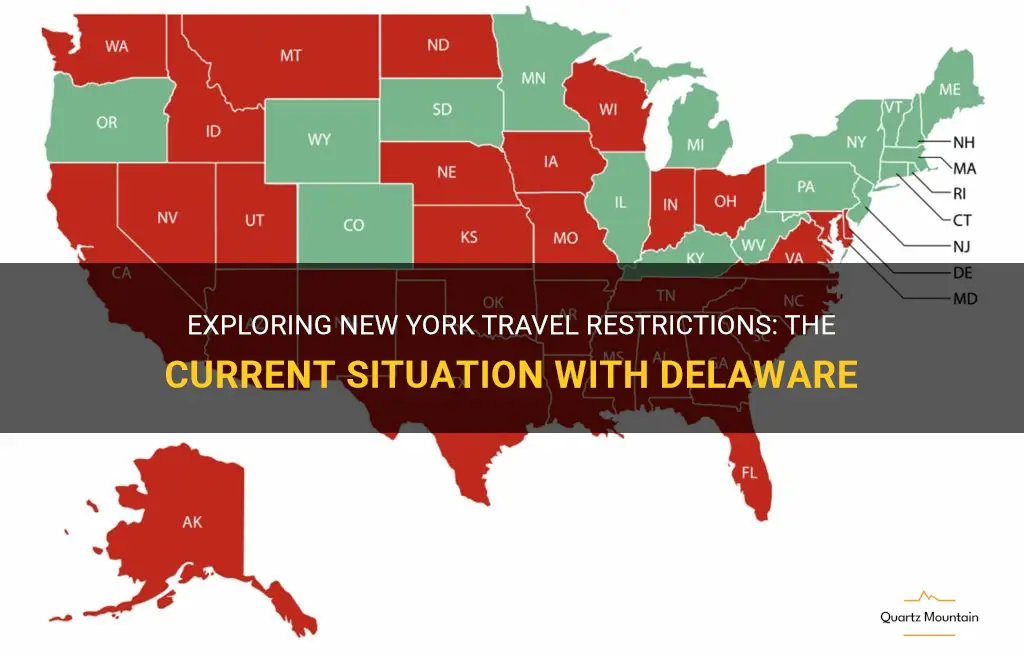 new york travel restrictions delaware