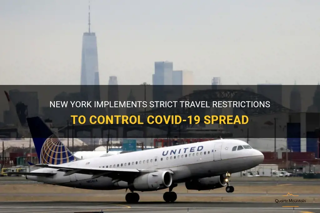 New York travel restrictions