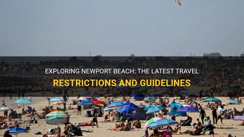 newport beach travel restrictions
