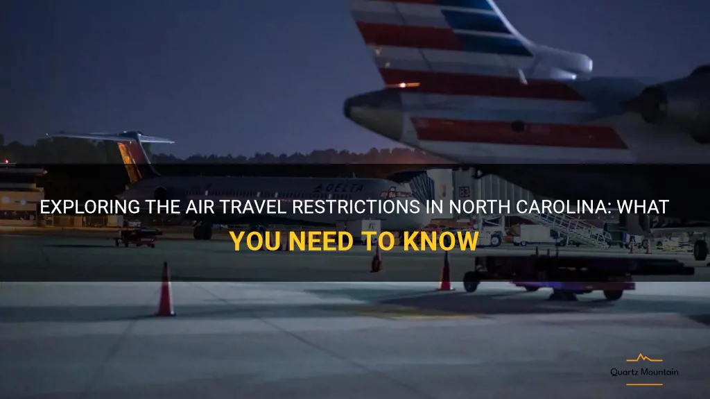 north carolina air travel restrictions