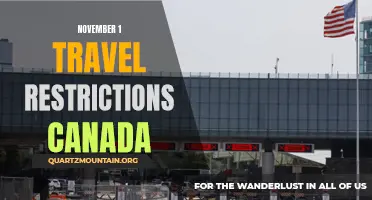 Travel Restrictions in Canada: What to Expect on November 1st
