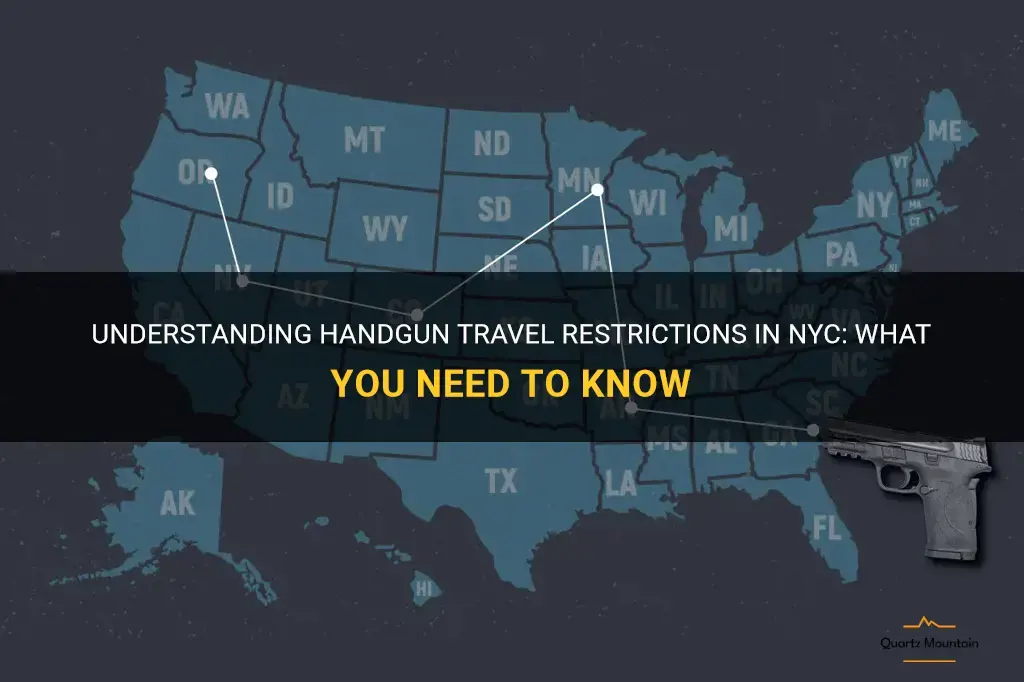 nyc handgun travel restrictions