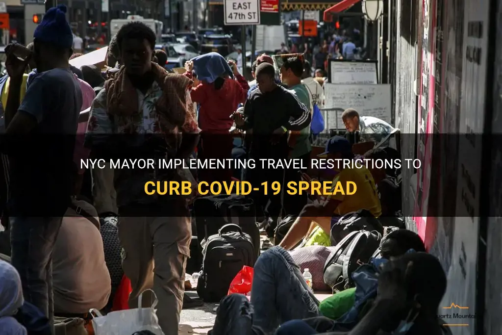 nyc mayor travel restrictions