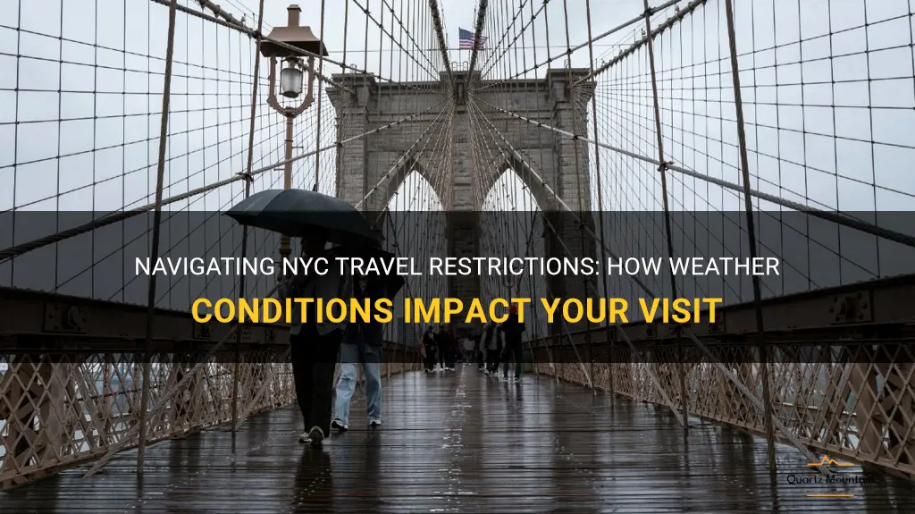 nyc travel restrictions weather
