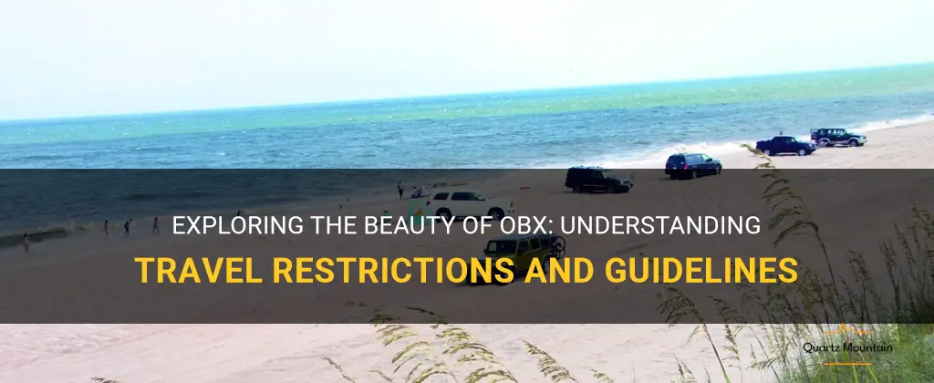 obx travel restriction