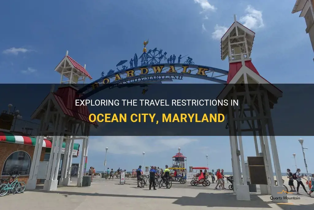 ocean city maryland travel restriction