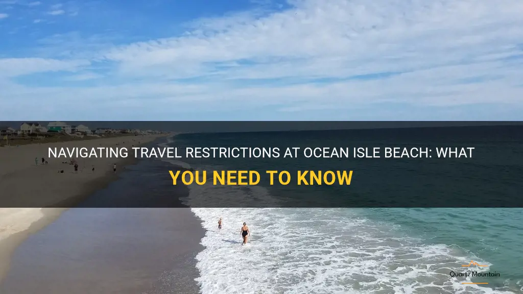 ocean isle beach travel restrictions