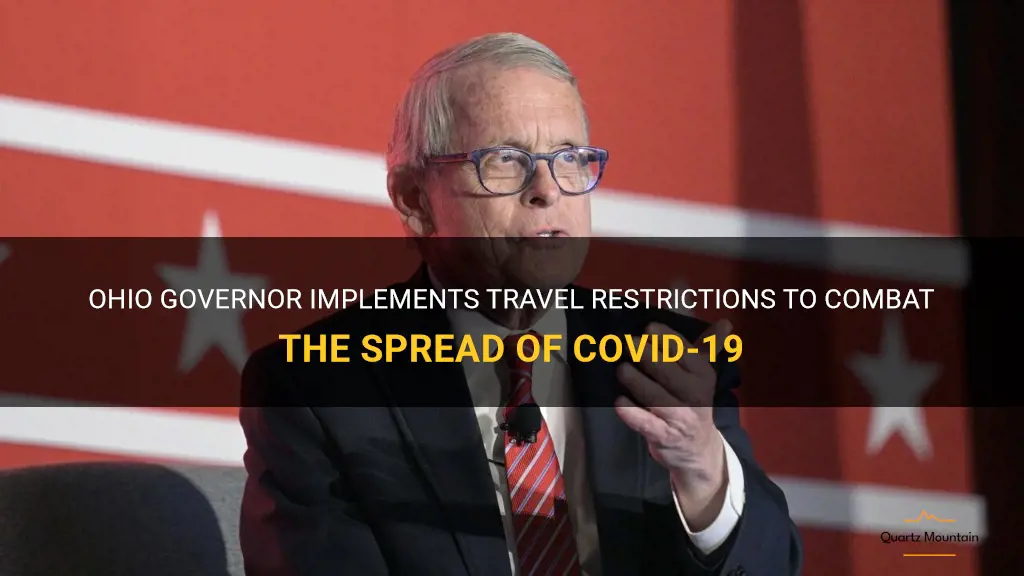 ohio governor travel restrictions