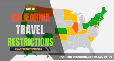 Travel Restrictions from Ohio to California Amidst COVID-19 Crisis
