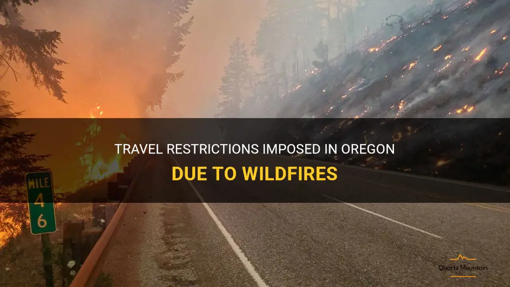 oregon fire travel restrictions