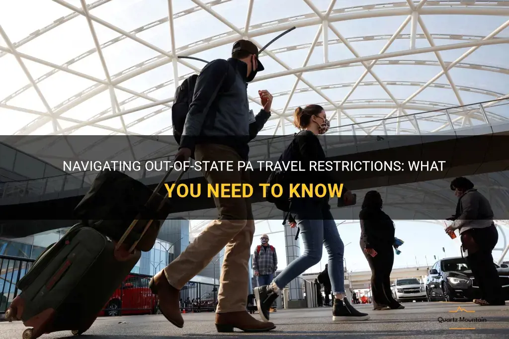 out of state pa travel restrictions